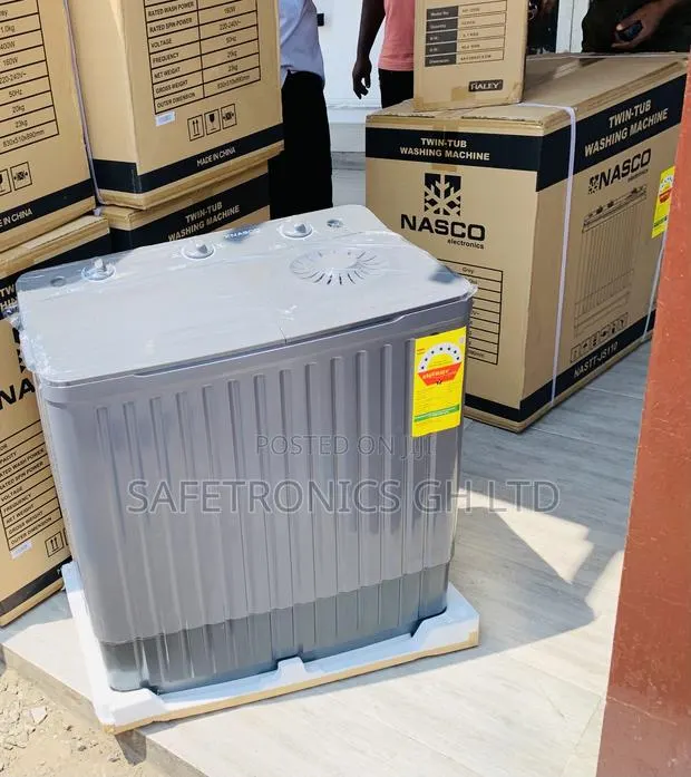 Check Out Grey Nasco 11KG Twin Tub Washing Machine NAS-11-TW · Photo 1