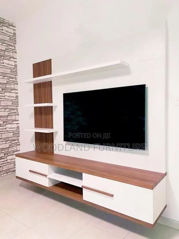 Horizon Floating Media Console · Photo 1