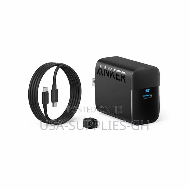 Anker 45w USB C Fast Phone Charger Block With 5ft Cable From Usa