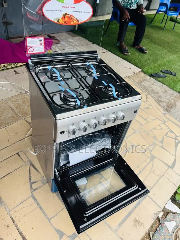 Lovely New Sleek Gas Cooker New Line 60/60 4burner Oven Grill · Photo 1
