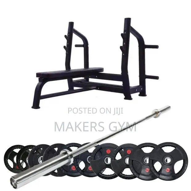 Bench ( Olympic Flat Bench Press With 100kg Weight) · Photo 1