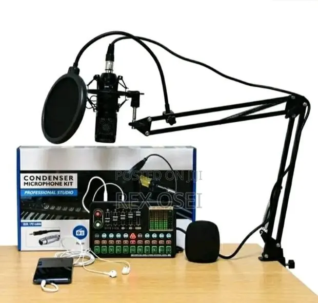Live Streaming Recording Sound Card Microphone · Photo 1