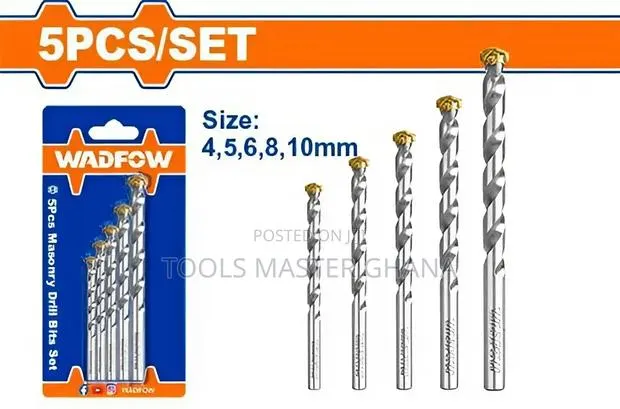 5 PCS Masonry Drill Bits Set # Wmj2k01 · Photo 1