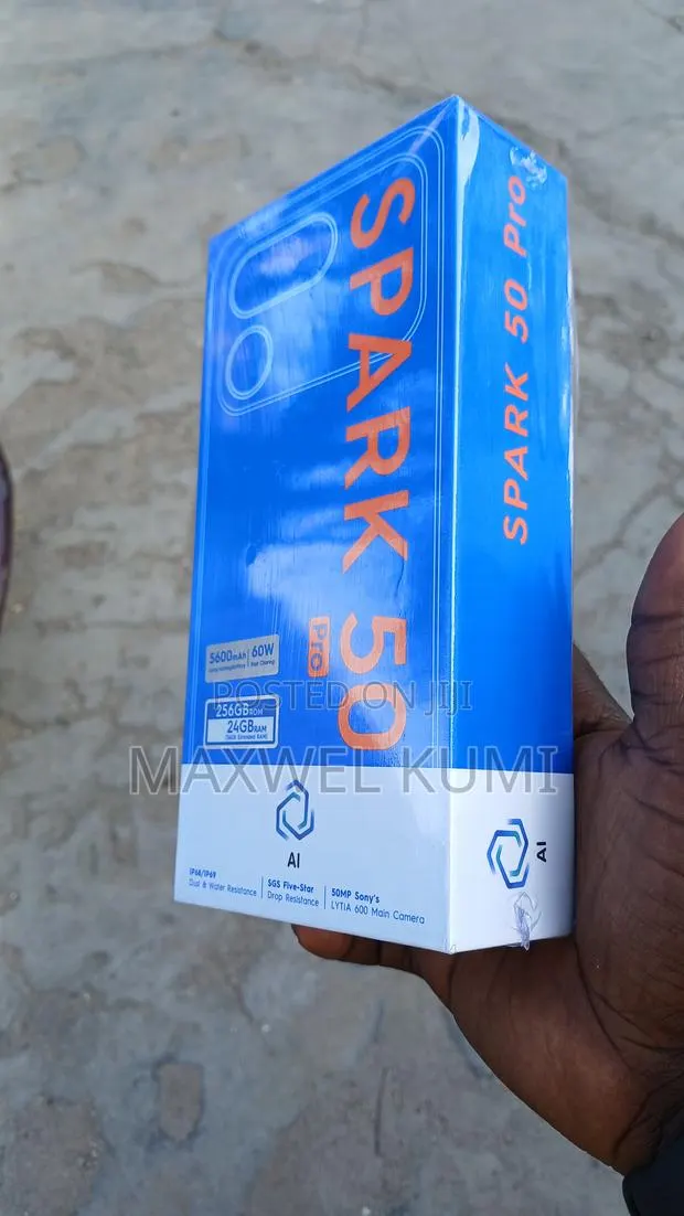 New Tecno Spark 50 Pro 256 GB Black · Photo 1