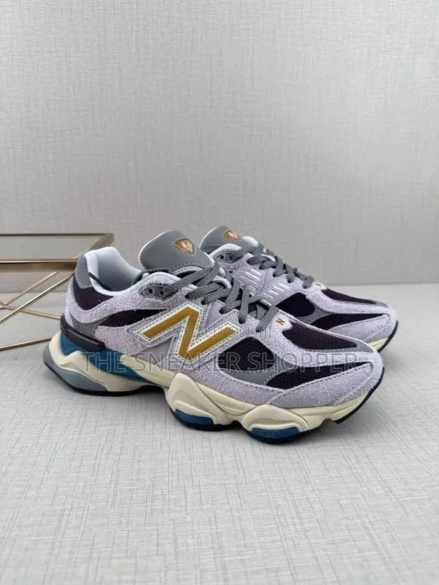New Balance 9060. Lavender / Purple / Gold · Photo 1