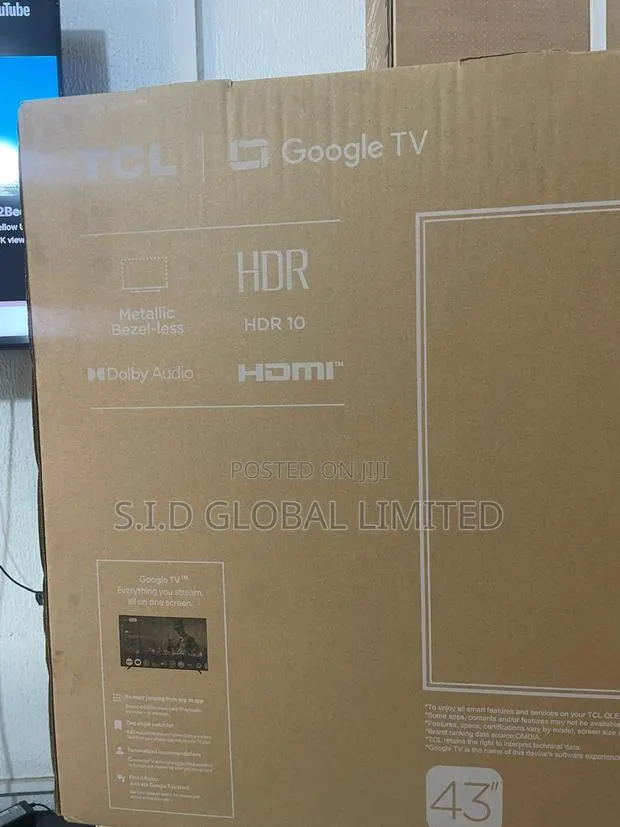 "Bring the Cinema Home: 43-Inch Qled Google Tv With Dolby Audio · Photo 1