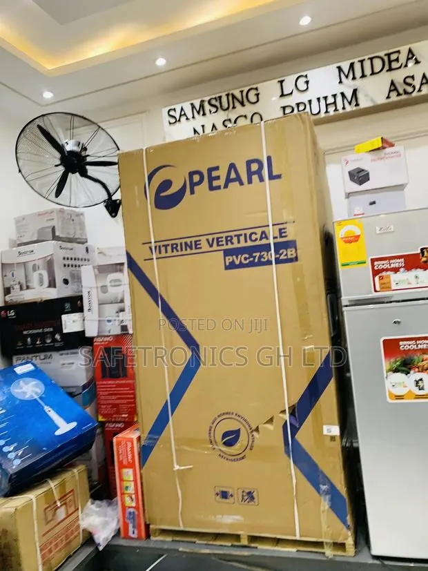 Authentic Pearl 610liters Double Door Display Fridge Cooler PVC-730-2b · Photo 1
