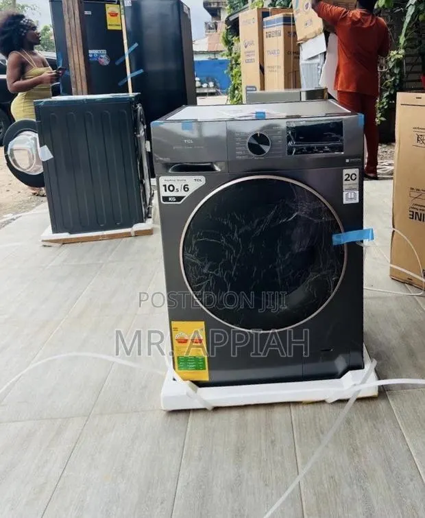 Super Affordable TCL 10.5kg Front Load Wash Dry Machine(Gray) · Photo 1