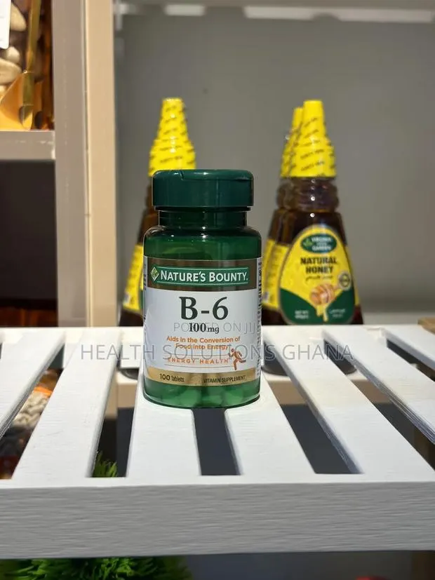 Nature's Bounty Vitamin B6 for Energy, Brain Hormone Support · Photo 1