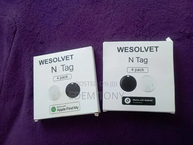 Wesolvet N Tag Tracker 4-Pack, Designed for iOS Android · Photo 1