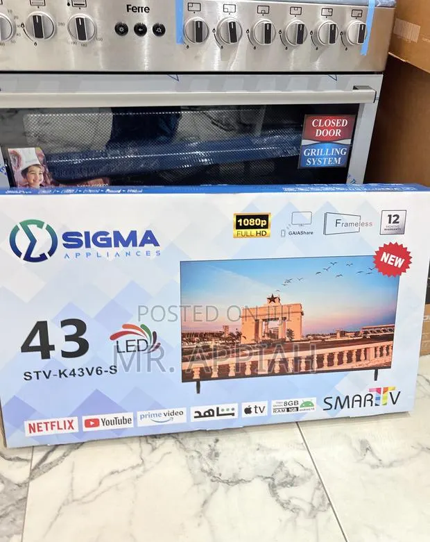 Buy Classic Sigma 43 Inch Full Hd Smart Screen Android Tv(Sig-K43v6-S) · Photo 1