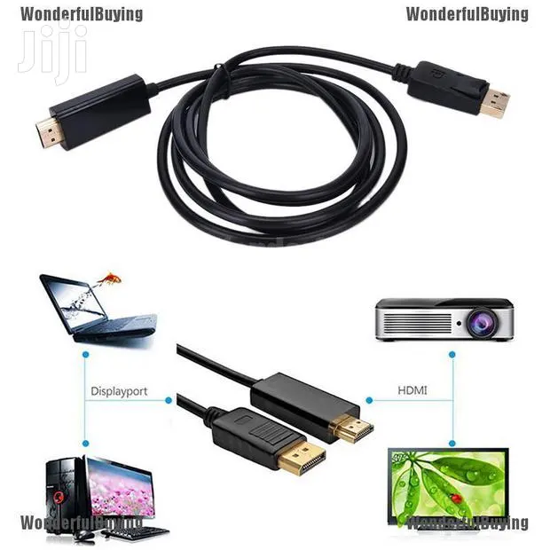1.8m Display Port to Hdmi Cable · Photo 1