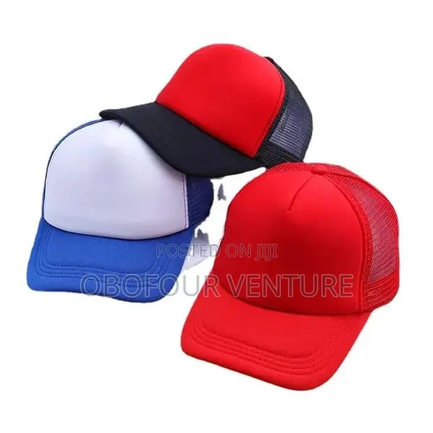TWO-TONE Trucker Hat Mesh Back Snapback Baseball Cap Solid. · Photo 1