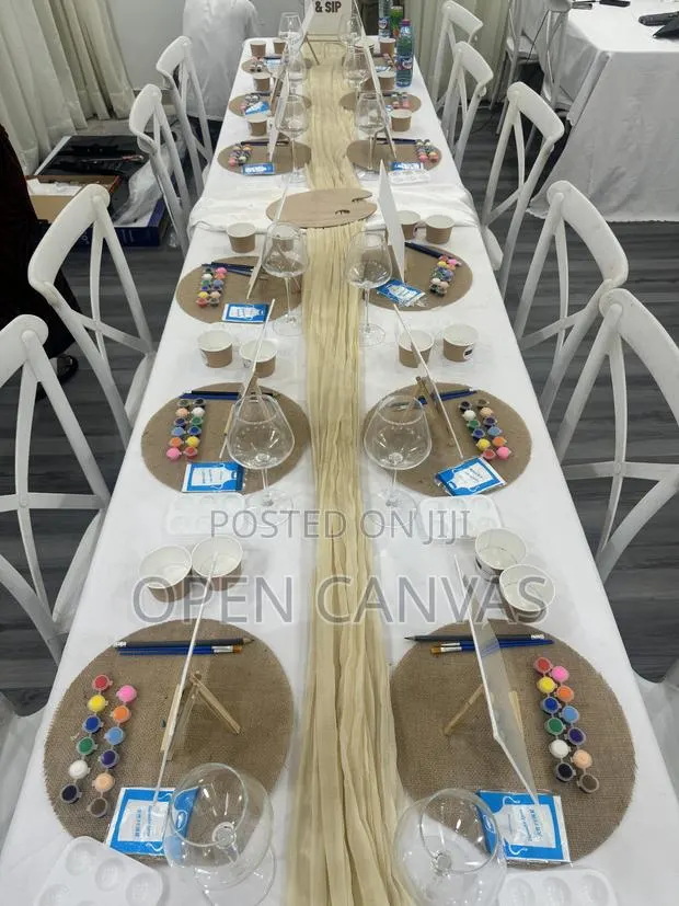 Open Canvas Ghana: Paint Set Up for 6 – Group Deal · Photo 3