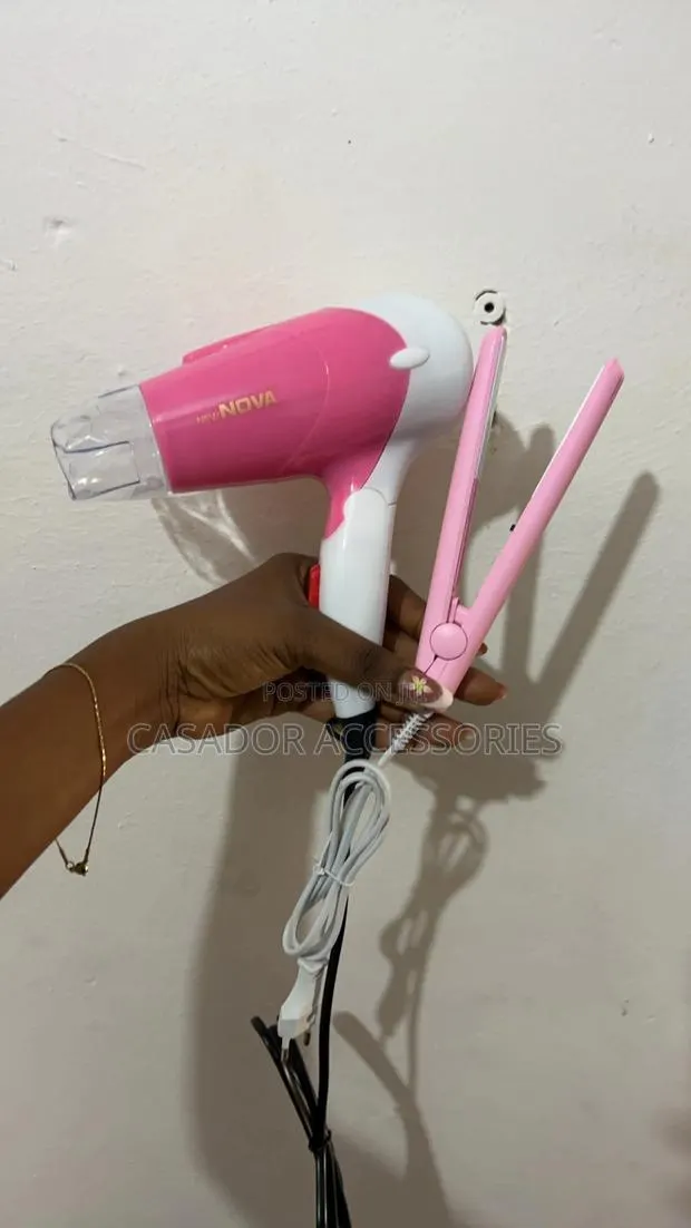 Mini Straightener and Medium Hair Dryer · Photo 1
