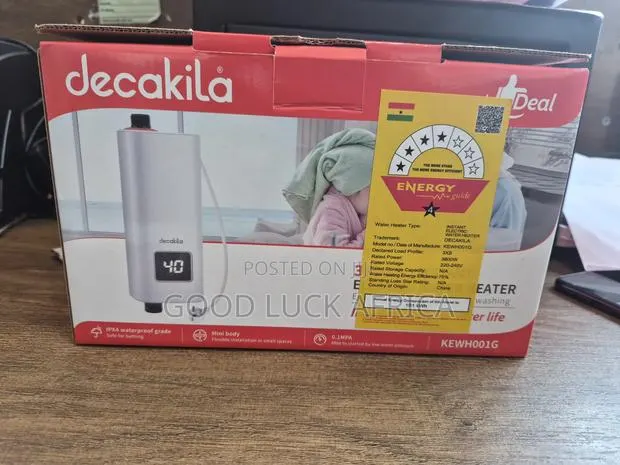 Decakila Instant Electric Water Heater 3800W – KEWH001G · Photo 1