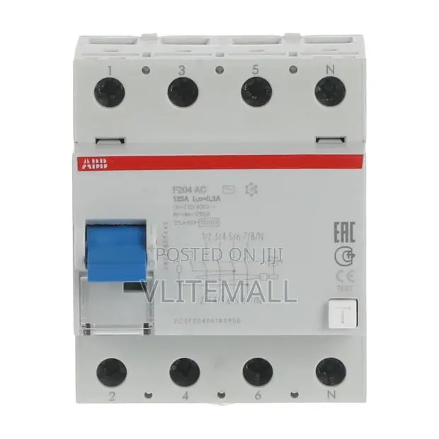 F204 RCCB 125a 4p AC 30ma Grade A · Photo 1
