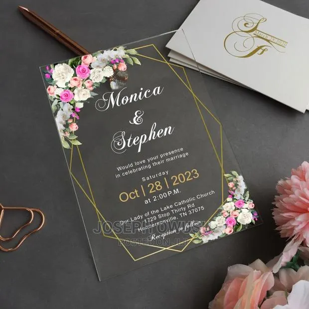 Wedding Invitation Cards - Transparent · Photo 1