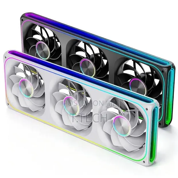 360mm ARGB Computer Case Case Fan Forward/Reverse · Photo 1