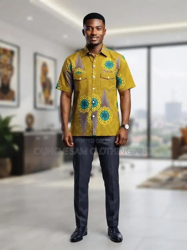 African Print Shirt for Men · Photo 1