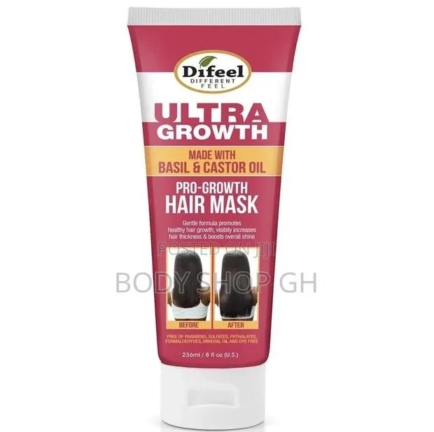 Difeel Ultra Growth Basil Castor Oil Pro Growth Hair Mask · Photo 1