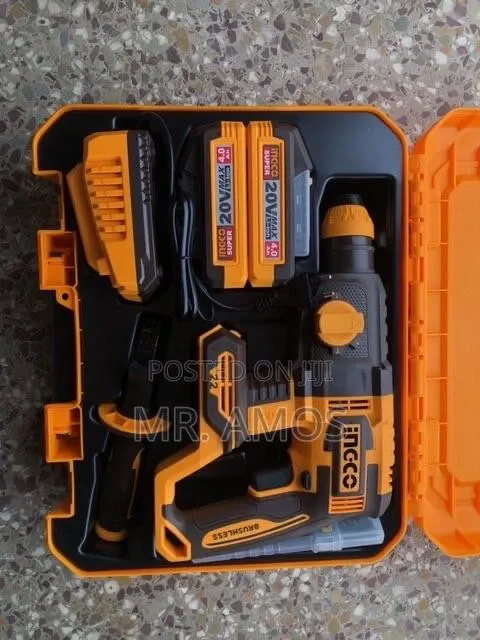 22mm Cordless Rotary Hammer With 2x 4.0Ah Batteries - CRHLI222085 · Photo 1