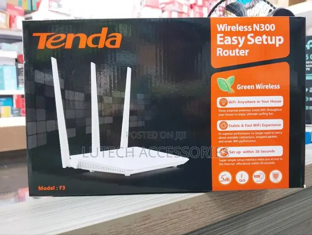 Tenda Wireless N300 Easy Setup Router/ Tenda F3 · Photo 1