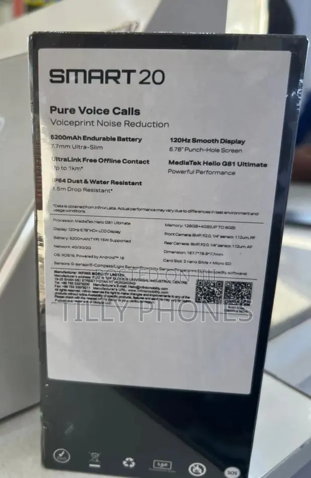New Infinix Smart 20 128 GB Blue · Photo 1