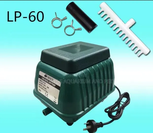 14 Out Low Noise Airpump For Ponds( Comes Tube N Stones) · Photo 1