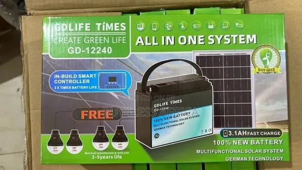Professional Solar System Battery Panel Bulb · Photo 1