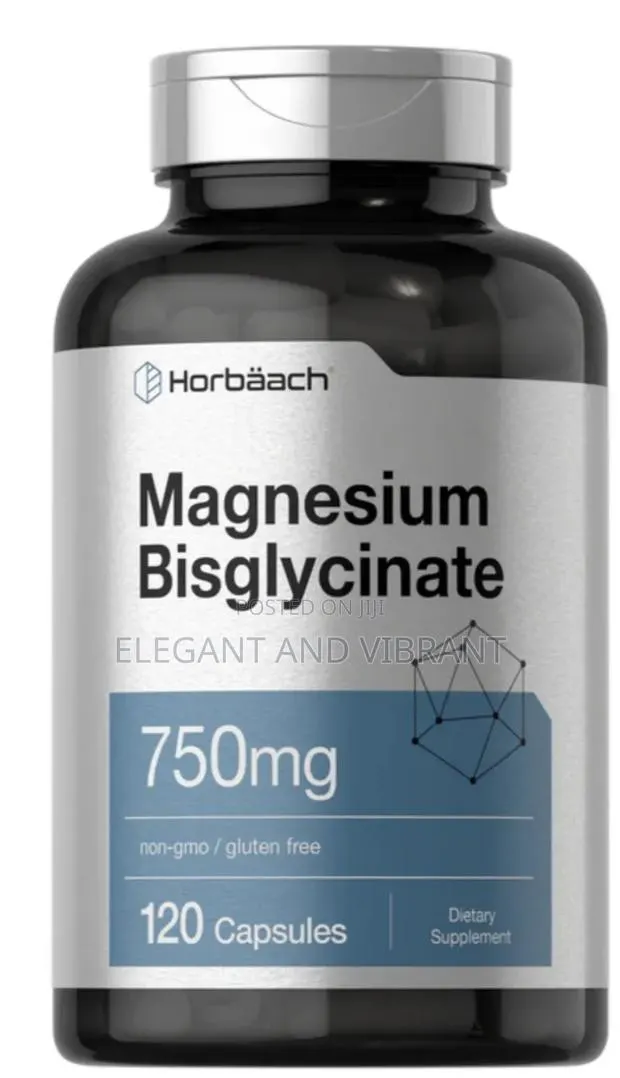 Magnesium Bisglycinate 750mg | 120 Capsules · Photo 1
