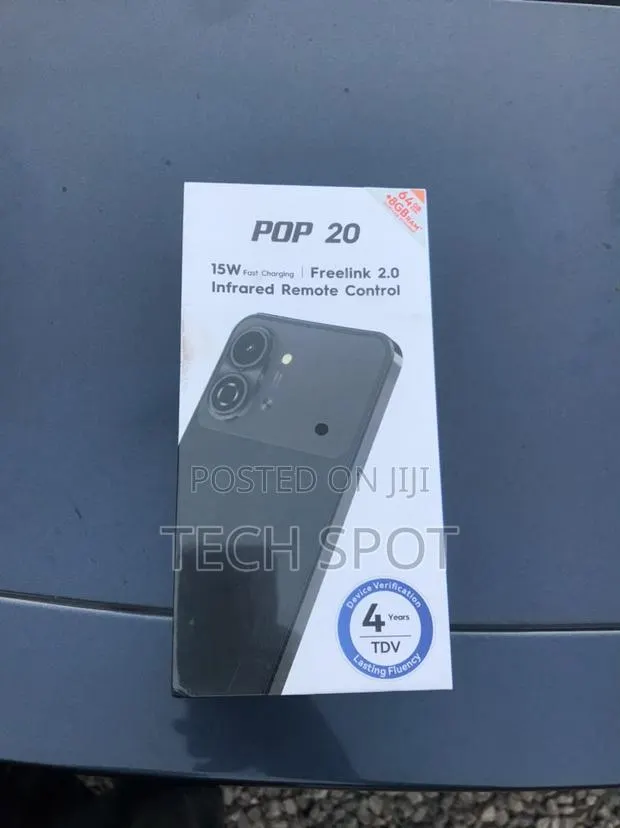 New Tecno Pop 20 64 GB Black · Photo 1
