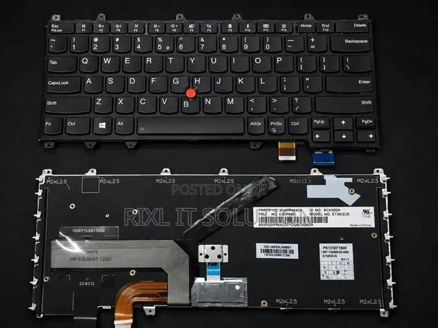 Original Lenovo Yoga X380 Laptop Keyboard With Backlit Keys for Repair · Photo 1