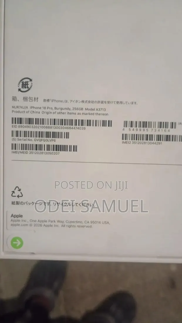 New Apple iPhone 18 Pro 256 GB · Photo 1