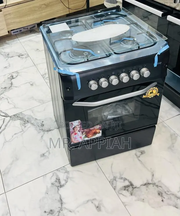 Get Affordable Ferre Glass Lid 4 Gas Burner(Black)New Line · Photo 1