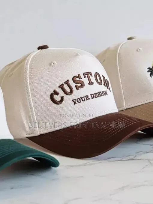 Half Net Baseball Cap Printing · Photo 1