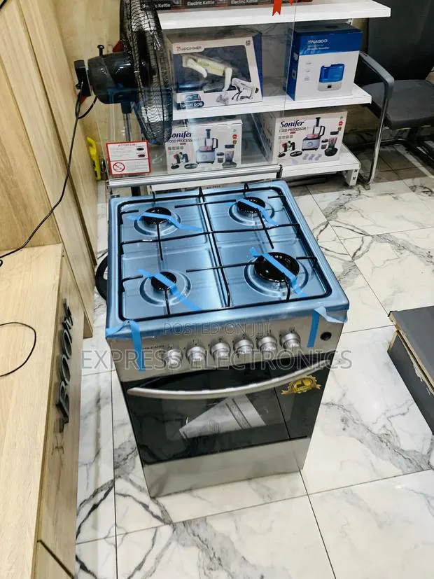 Limited Stock Gas Cooker Oven Sliver 4burner 50/50 · Photo 1