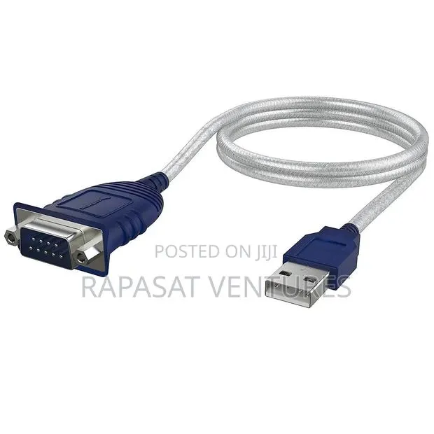 Usb 2.0 to Serial Db9 Male (9 Pin) Rs232 Cable Adapter · Photo 1