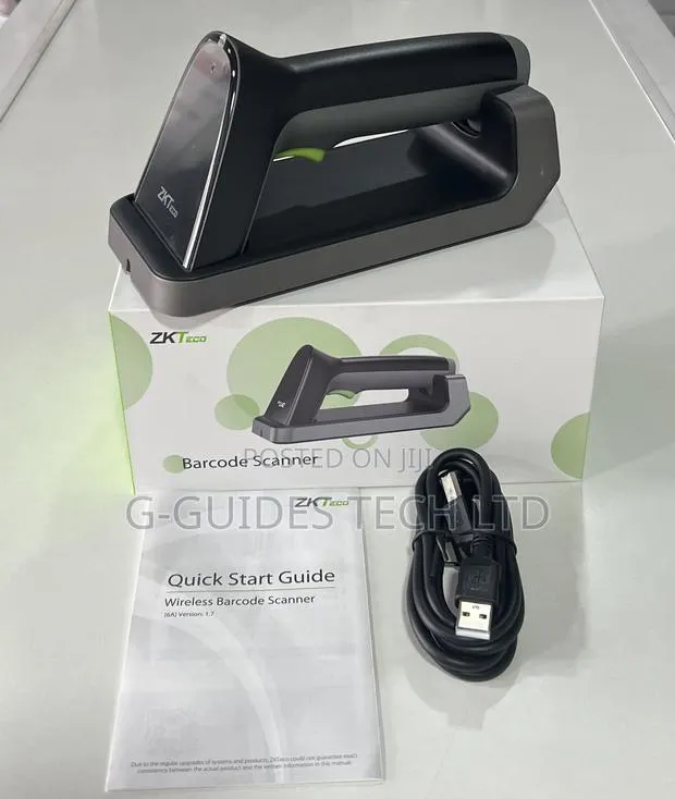Zkteco 1d/2d Wireless Barcode and Qr Code Scanner With Base ZKB-203s · Photo 3