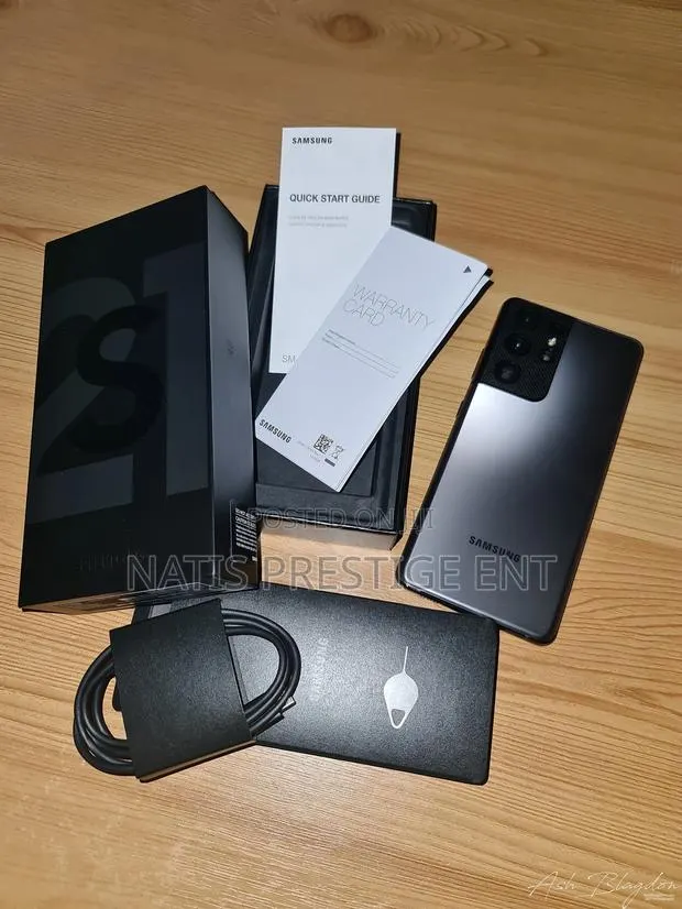 New Samsung Galaxy S21 Ultra 5G 256 GB Black · Photo 1