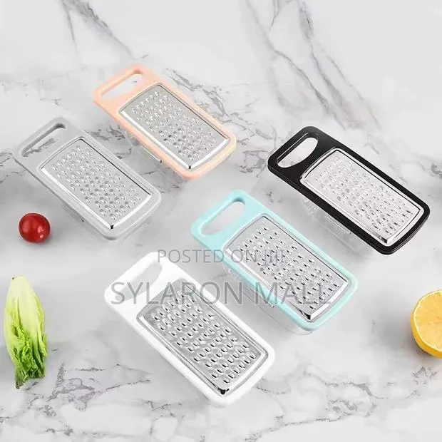 Stainless Steel Grater With Base – Multi-Purpose Kitchen Tool · Photo 1