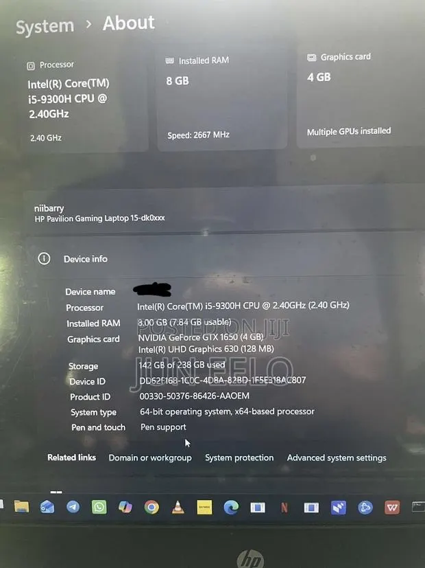 Laptop HP Pavilion 15 8GB Intel Core i5 SSD 256GB · Photo 1