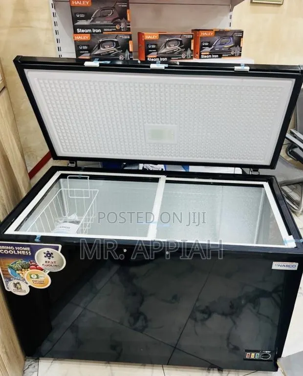 Unique Nasco Single Door Chest Freezer(Nas-475fl)Black,400l · Photo 1