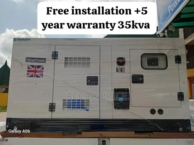 Premier 35kva 30kw Perkins Generator Capacity Diesel Powered · Photo 1