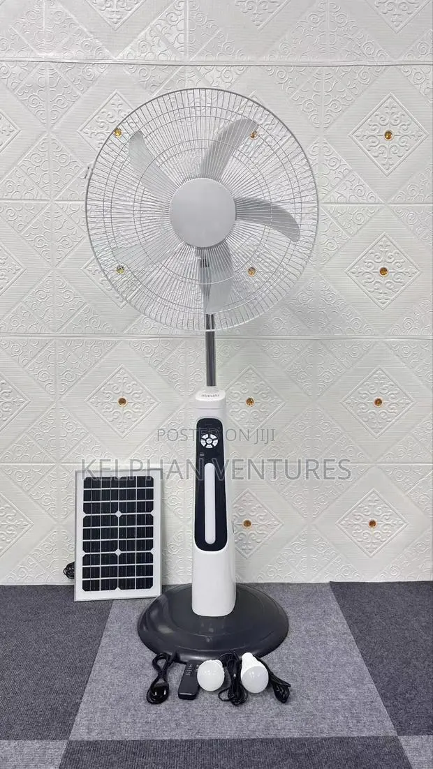 Original Clinnete Rechargeable Solar Fan · Photo 1