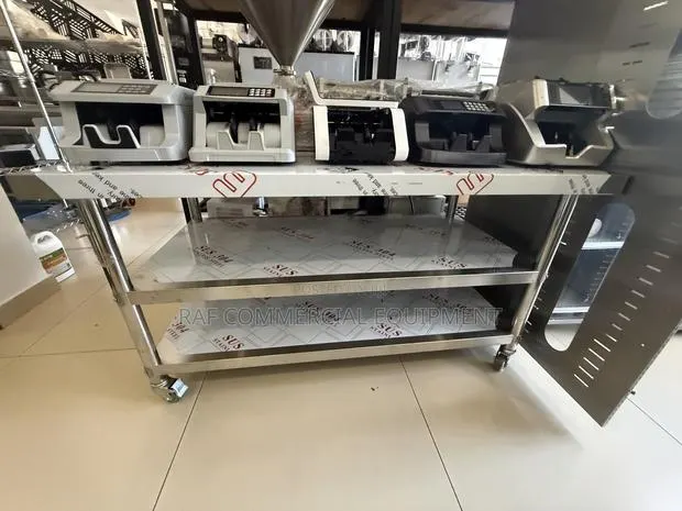 Commercial Stainless Steel Table Three Layer 180cm · Photo 1