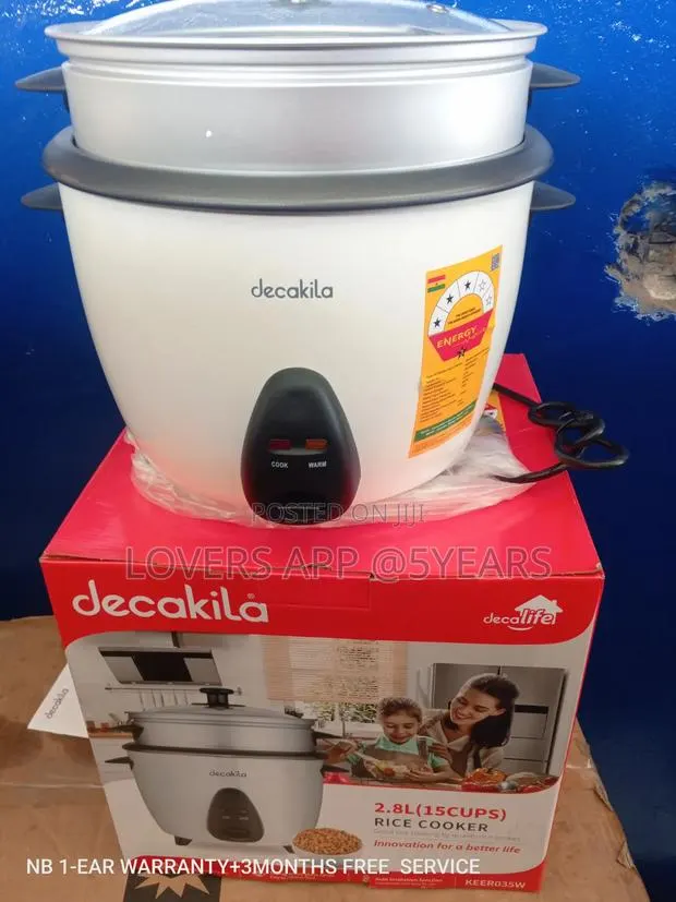 Cook, Serve and Enjoy- Decakila Rice Cooker · Photo 1