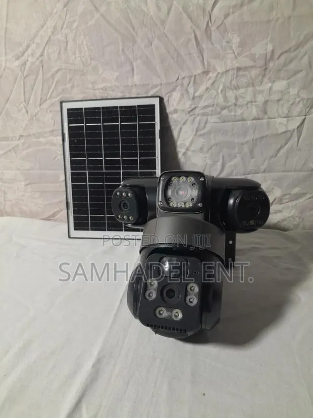 4G AI Smart 3 Lens Solar CCTV Camera [Uses Sim] · Photo 2