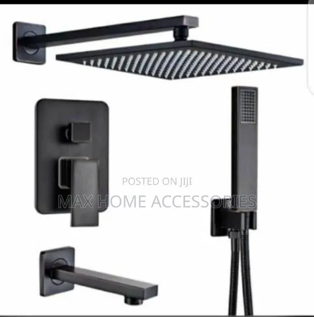Black Concealed Shower · Photo 1