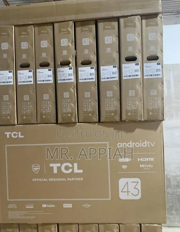 Check Out Classic TCL 43” Qled Smart Android TV(Remote Control) · Photo 1